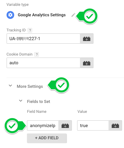 How to switch your Google Analytic tracking code to Anonymize IP in Google Tag Manager